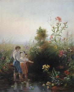 The Young Anglers by Jerome B. Thompson
