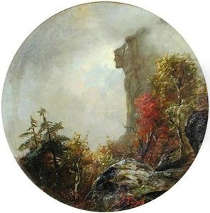 The Old Man Of The Mountains, New Hampshire by Jerome B. Thompson
