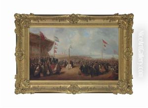 The Opening Of The Blast Furnaces At Seaham by Mark Thompson