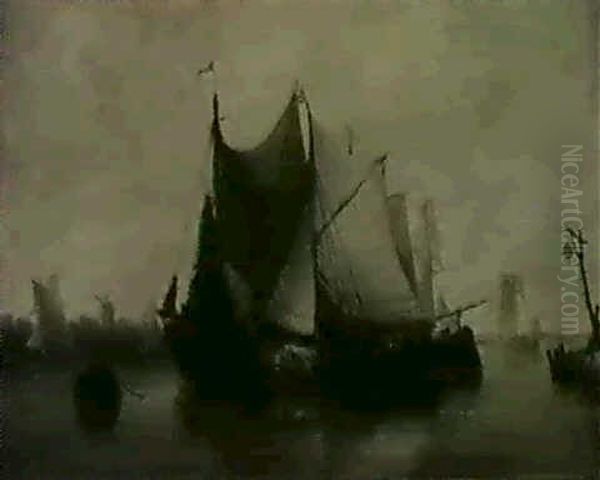 Dutch Boats In A Calm - view 1