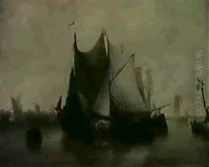 Dutch Boats In A Calm
