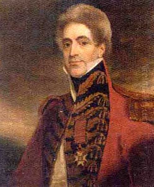 Portrait Of General Sir William Casement In Uniform, In A Landscape - view 1