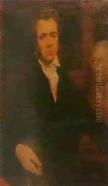 Portrait Of The Artist Seated By A Classical Bust - view 1