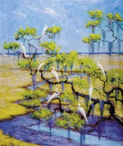 Morning Siesta, Murrells Inlet, South Carolina (+ Another; 2 Works) by Walter Whitcomb Thompson