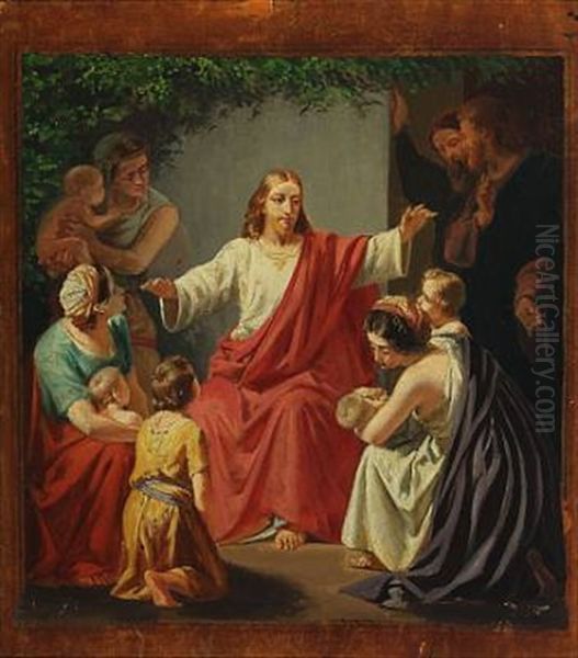 Christ Blessing The Little Children - view 1