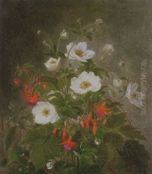Fuchsiaer Og Hostanemoner - view 1