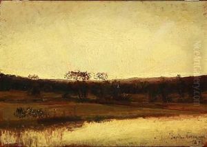 Summer Evening In Ry, Denmark by Pauline Thomsen