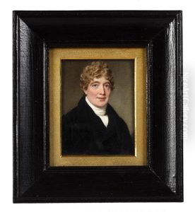 A Gentleman, Wearing Black Coat And Waistcoat, White Chemise, Stock And Cravat