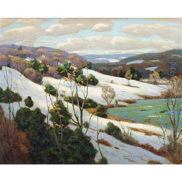 March At Owen Sound (a Gentle Snowfall) - view 1