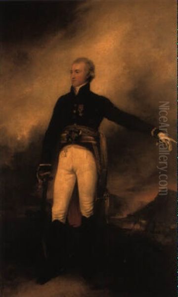Portrait Of Baron Williams In Military Uniform - view 1