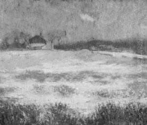 Snow Scene, Wilton, Ct by Henry Grinnell Thomson