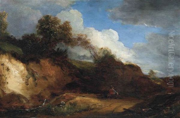 A Traveller Seated In A Landscape - view 1