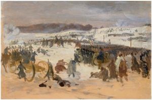 Schlacht Von Oeversee by Wilhelm Thoeny
