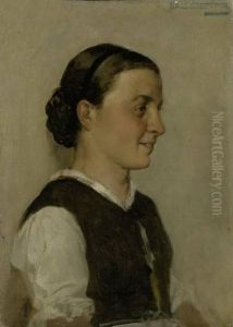 Bildnis Einer Jungen Frau In Bauerlicher Tracht