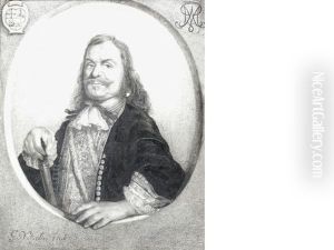 Portrait Of Admiral De Ruyter, Half-length by Johannes Thopas