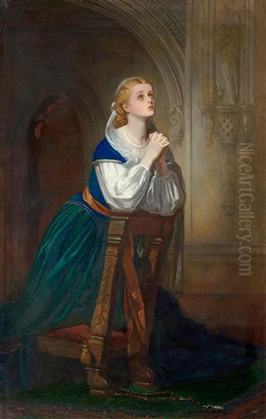A Girl Praying - view 1