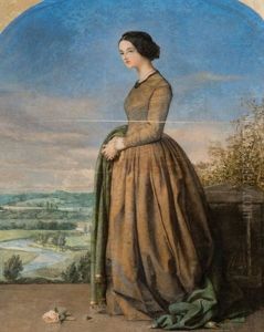 Portrait De Mrs. D. Coutts Marjoribanks by Robert Thorburn