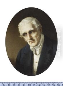 Field Marshal Arthur Wellesley, 1st Duke Of Wellington, Kg, Gcb, Gch, Pc, Frs (1769-1852), Wearing Blue Coat, White Waistcoat, Chemise And Stock