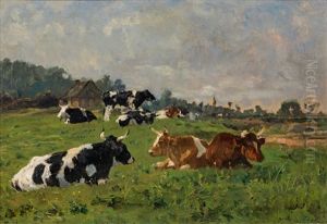 Kuhe Auf Der Weide by Otto Karl Kasimir Von Thoren