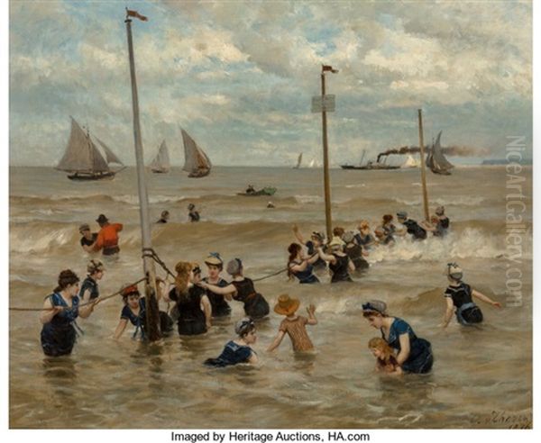 Bathing By The Sea - view 1