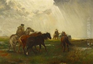 In Der Puszta by Otto Karl Kasimir Von Thoren