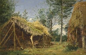 Heuhutte In Gjoddinggaard by Anton Erik Christian Thorenfeld