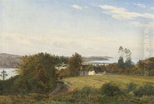 Ansicht Von Svendborgsund Bei Thorseng Am Grosen Belt In Danemark by Anton Erik Christian Thorenfeld
