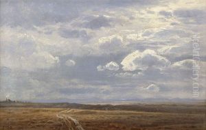 Himmel Uber Weitem Feld by Anton Erik Christian Thorenfeld