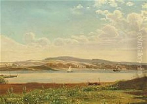 Coastal Landscape With View Over An Inlet - view 1