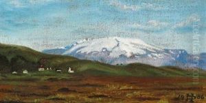 Eyjafjallajokull, Skogar (landscape From Iceland) by Benedikt Thorarinn Thorlakson