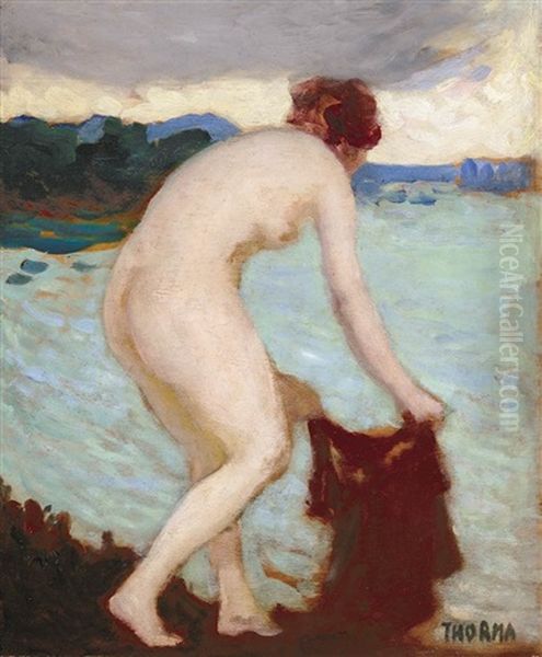 Nude With Veil (on The Waterfront) - view 1