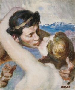 Kiss (zeus And Dione) by Janos Thorma