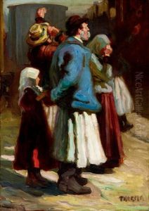 Farewell (at The Railway Station) by Janos Thorma