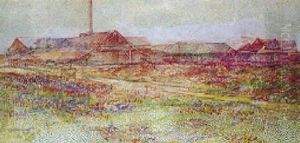 Steenbakkerij Bij Krefeld - Theissens Zeigelei by Jan Thorn Prikker