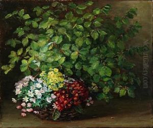 Flowers In A Basket by Emmy Thornam
