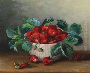 Still Life With Strawberries by Emmy Thornam