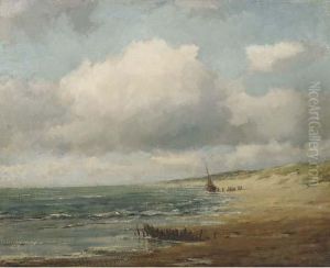 Aan Het Noordzeestrand: Beach With A Bomschuit