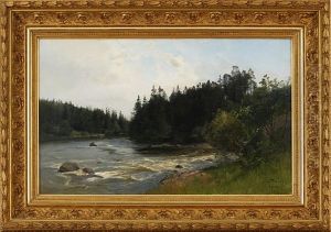 Insjolandskap by Alfred Thoerne