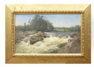 Forslandskap by Alfred Thoerne