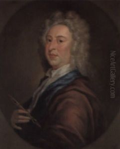 Portrait Of The Artist, A Brush In His Right Hand