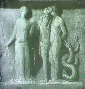 Bacchus And Silenus, En Grisaille by Sir James Thornhill