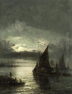 Night Shipping by Georges William Thornley