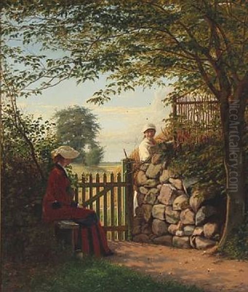 A Chat In The Danish Country - view 1