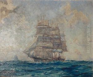 Ship At Sea by Lars Thorsen