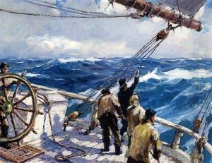Deep Sea Fishing, Gloucester by Lars Thorsen