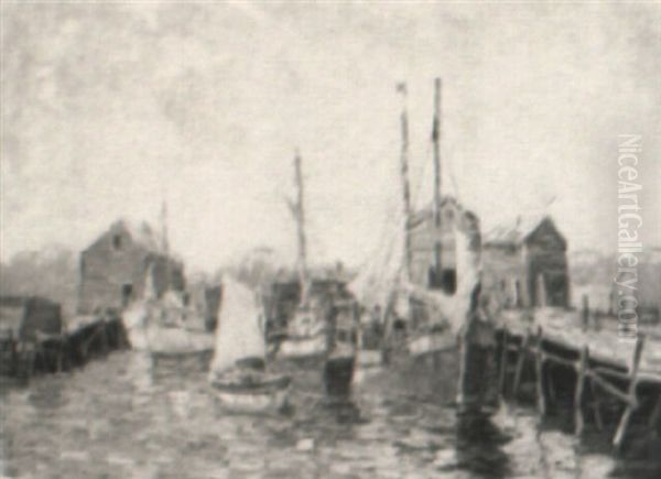 Noank Fishing Shacks - view 1