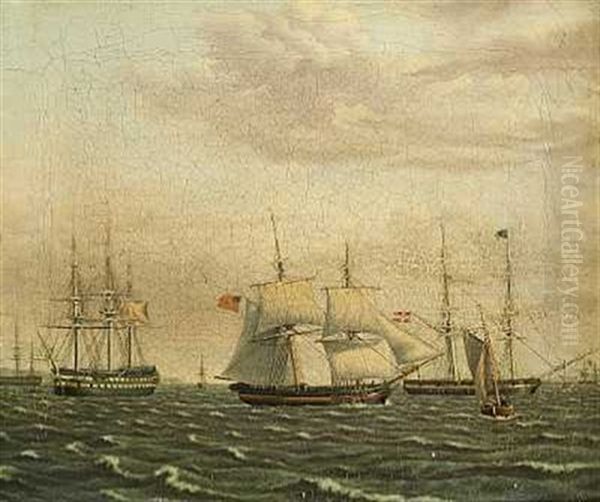 Marine Med Talrige Skibe - view 1