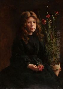 Spring Carnations by Frances Hunt Throop