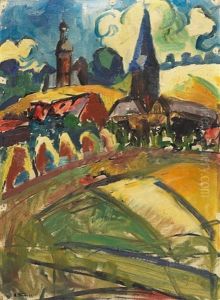 Schwarzrheindorf (blick Auf Vilich) by Hans Thuar