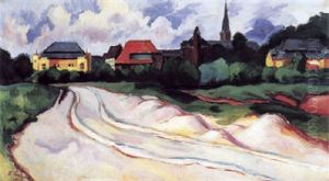 Weg Zum Dorf by Hans Thuar